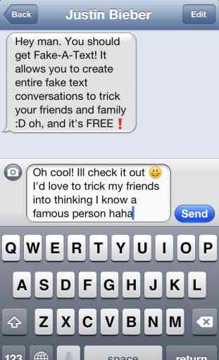 Fake-A-Text FREE [Fake Text Free & Fake A Call—Call It A Prank Conversation] 2
