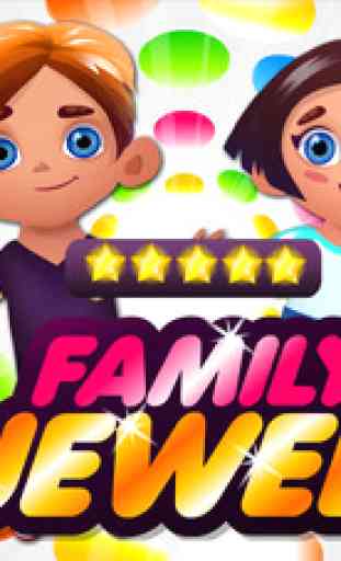 Family Jewel's - diamond match-3 game and kids digger mania hd free 1