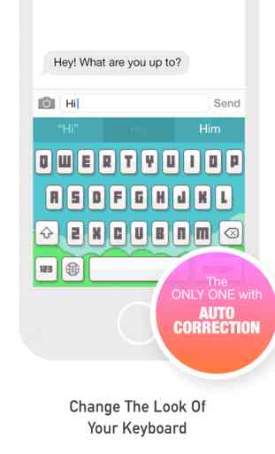 FancyKeyboard for iOS 8 - customize your keyboard with cool themes and backgrounds 1