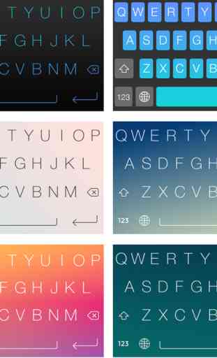 FancyKeyboard for iOS 8 - customize your keyboard with cool themes and backgrounds 4