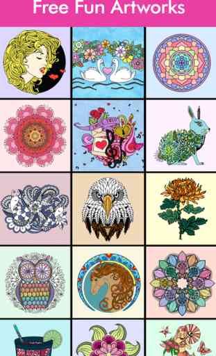 Enchanted Forest Coloring Pages - Color Therapy 2
