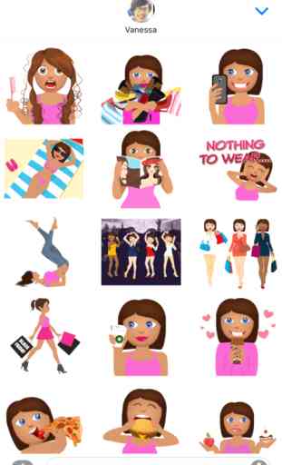 Eva – Sassy Emoji Stickers for Women on iMessage 2