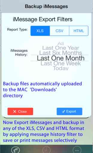 Export Messages - Save Print Backup Recover Text SMS iMessages 4