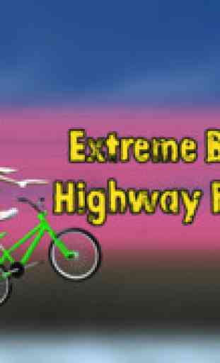Extreme BMX Highway Rider - Cool speed street racing game 1