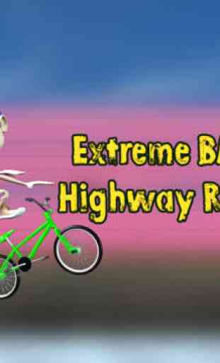 Extreme BMX Highway Rider - Cool speed street racing game 4