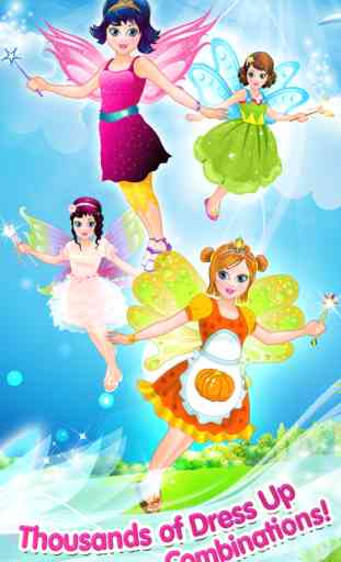 Fairy Princess Fashion - Dress Up, Makeup & Card Maker Game 1