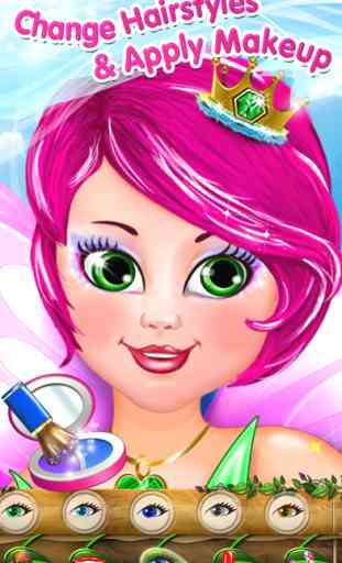 Fairy Princess Fashion - Dress Up, Makeup & Card Maker Game 3