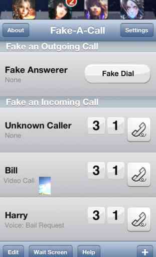 Fake-A-Call Free ™ 4
