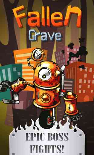 Fallen Grave War :Walking Iron Robot Heroes Force  Saga 3