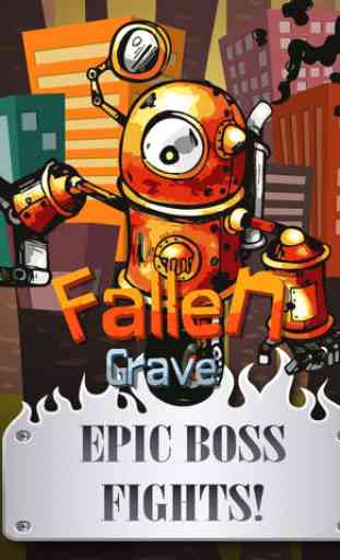 Fallen Grave War :Walking Iron Robot Heroes Force  Saga 4