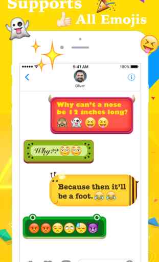 FancyBubble - Text and Emoji Themes for iMessage 4