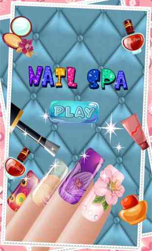 Fashion Nail Salon And Beauty Spa Games For Girls - Princess Manicure Makeover Design And Dress Up 1