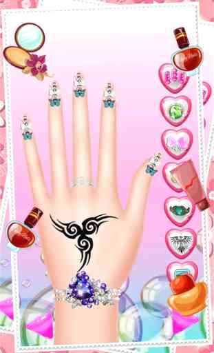 Fashion Nail Salon And Beauty Spa Games For Girls - Princess Manicure Makeover Design And Dress Up 2