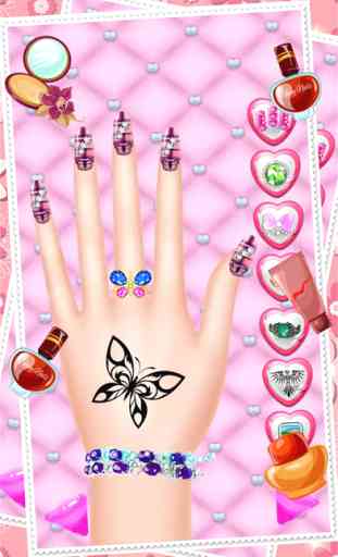 Fashion Nail Salon And Beauty Spa Games For Girls - Princess Manicure Makeover Design And Dress Up 4