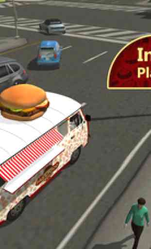 Fast Food Truck Simulator – Semi food lorry driving and parking simulation game 2