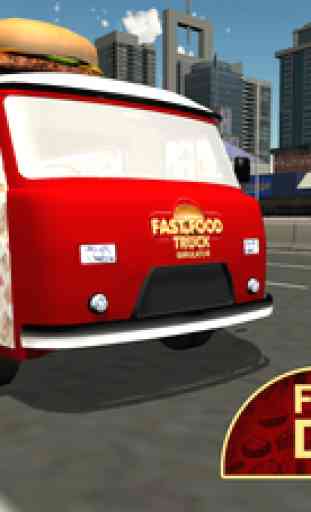 Fast Food Truck Simulator – Semi food lorry driving and parking simulation game 4