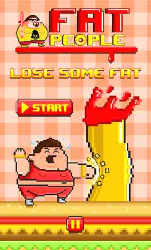 Fat People FREE GAME - Quick Old-School Retro Pixel Art Games 1