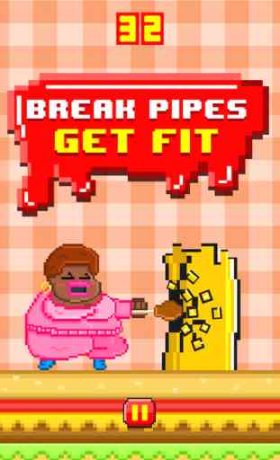 Fat People FREE GAME - Quick Old-School Retro Pixel Art Games 3