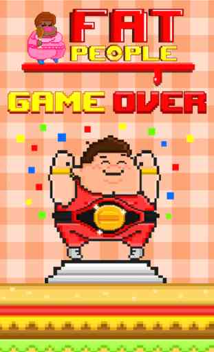 Fat People FREE GAME - Quick Old-School Retro Pixel Art Games 4