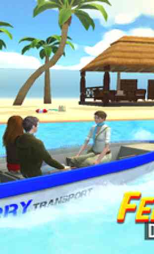 Ferry Boat Driving Simulator : Drive around Ferries and boats for customers and luggage transport 4