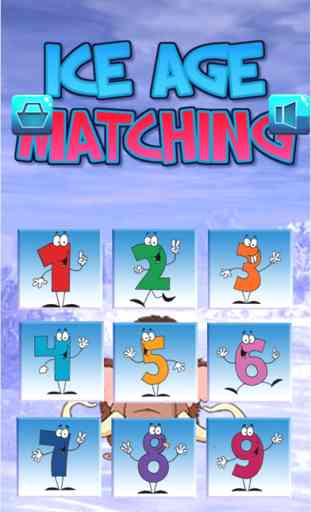 Finding Ice Age Animals In The Matching Cute Cartoon Puzzle Cards Game 1
