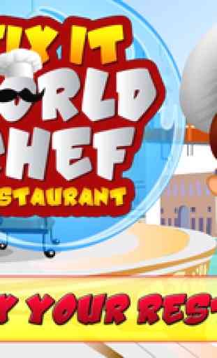 Fix it World Chef Restaurant – Girls Kitchen Makeover & Rest House Repairing Games 1