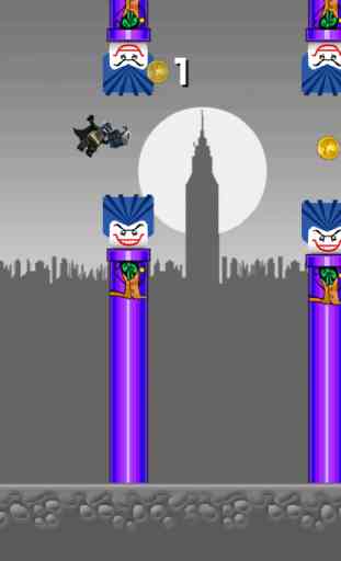 Flappy League of Heroes - Bat Justice Begins in the metropolis of Gotham, NY! 1