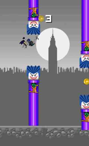 Flappy League of Heroes - Bat Justice Begins in the metropolis of Gotham, NY! 2