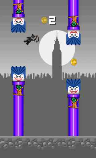 Flappy League of Heroes - Bat Justice Begins in the metropolis of Gotham, NY! 3