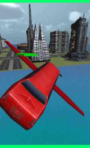 Floating Limo Flying Car Simulator - Futuristic Driving Stunts - Airplane Flight Pilot 1
