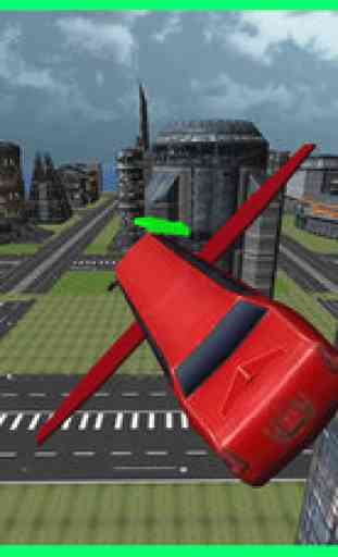 Floating Limo Flying Car Simulator - Futuristic Driving Stunts - Airplane Flight Pilot 3