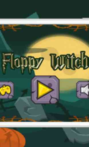 Floppy Witch Learn To Fly By Magic Broom In Halloween Night - Tap Tap Games 1