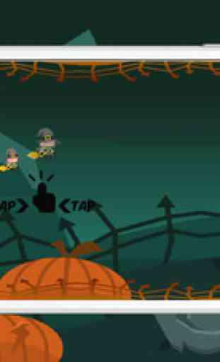Floppy Witch Learn To Fly By Magic Broom In Halloween Night - Tap Tap Games 2