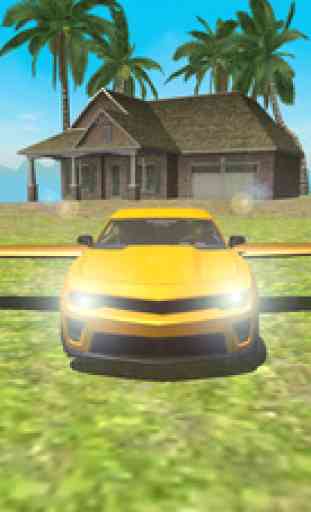 Flying Car Driving Simulator Free: Extreme Muscle Car - Airplane Flight Pilot 4