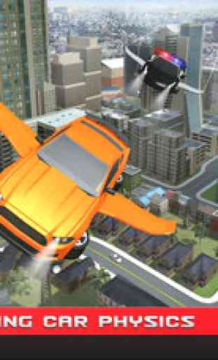 Flying Cop Car Simulator 3D – Extreme Criminal Police Cars Driving and Airplane Flight Pilot Simulation 1