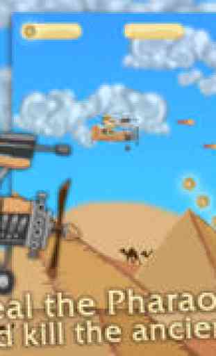 Flying Egyptian Plane Gun Shooter: Prince Of Aztec Ancient Egypt HD, Free Kids Game 1