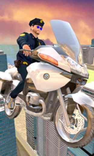 Flying Police Bike Rider 2016 - Ride & Fly Motorcyle in the City To be a Best Traffic police 2