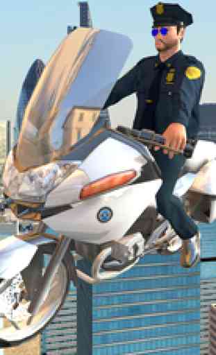 Flying Police Bike Rider 2016 - Ride & Fly Motorcyle in the City To be a Best Traffic police 3