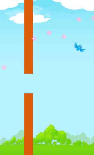 Flying Sakuras Free - Live classic sweat with pink bird game App 3