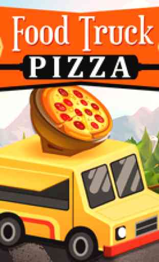 Food Truck Pizza Delivery Simulator - Mini Van parking Skills Games For Kids 1