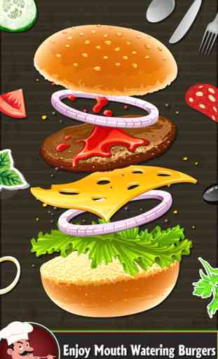 Fast Food Burger Maker - BBQ grill food and kitchen game 1