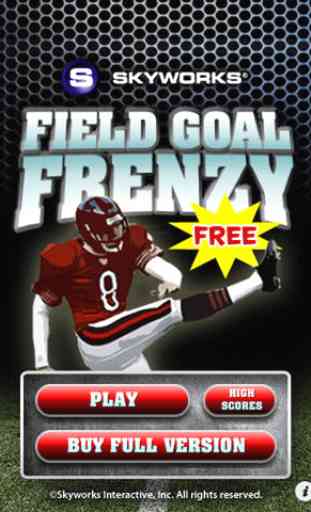 Field Goal Frenzy™ Football Free 1
