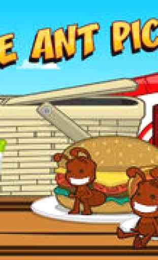 Fire Ant Picnic FREE - Burger Smasher Game 1