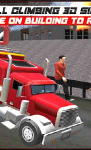 Fire Truck Hill Climbing 3D Simulator Game 1