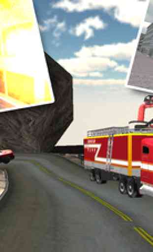 Fire Truck Hill Climbing 3D Simulator Game 3