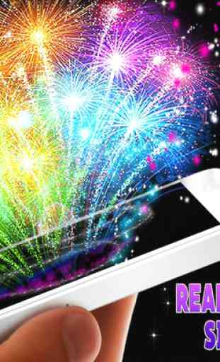 Fireworks: Augmented reality game. Celebrate! 4