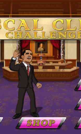 Fiscal Cliff Challenge Free - Obama vs Politicans Runner Game 3