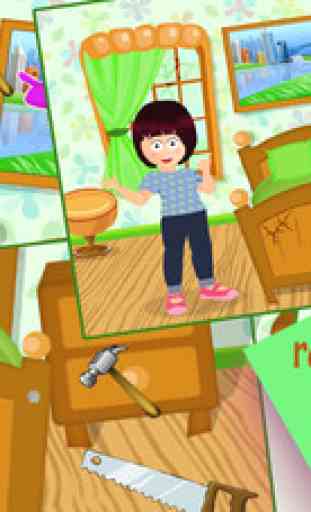Fix It baby house - Girls House Fun, Cleaning & Repariing Game 1