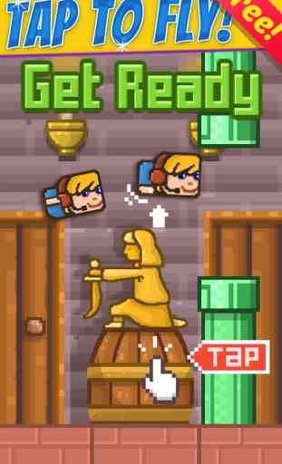 Flappy PewDie Pie Tile - The Impossible Fly Wings Adventure 1