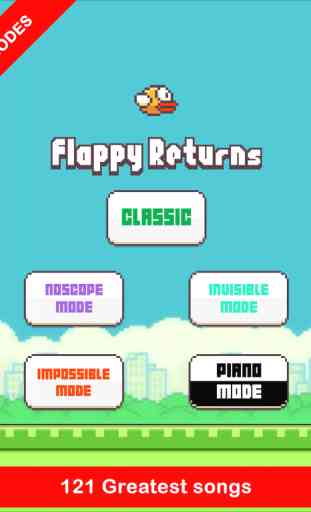 Flappy Returns - The Classic Original Bird Game Remake Pro!!! 4